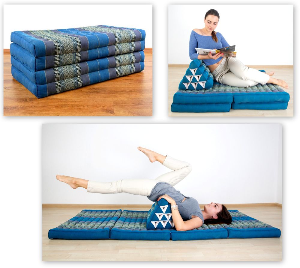 Faltmatratzen, Klappmatratzen aus Kapok - Thaisitzkissen