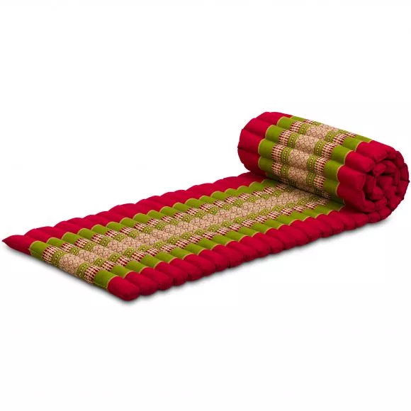 Kapok Rollmatte, 50 cm breit (Rot/Grn)