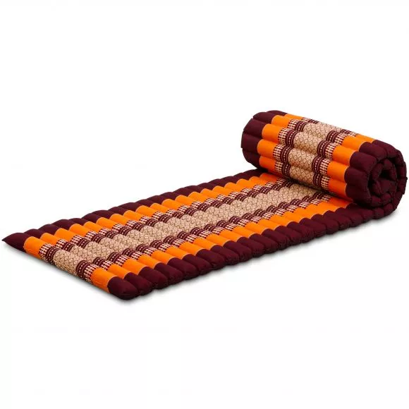 Kapok Rollmatte, 50 cm breit (Orange)
