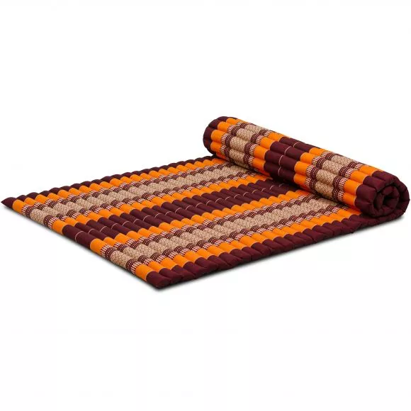 Kapok Rollmatte, 110 cm breit (Orange)