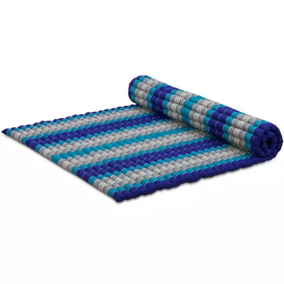 Kapok Rollmatte, 145 cm breit (Blau)