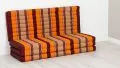 Kapok Klappmatratze, 140 cm breit, Classic (Orange)