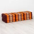 Kapok Klappmatratze, 140 cm breit, Classic (Orange)