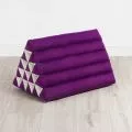 Kapok Dreieckskissen hoch, Basic (Lila Uni)