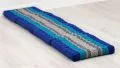 Kapok Klappmatratze, 50 cm breit (Blau)