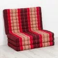 Kapok Klappmatratze, 80 cm breit, Classic (Rubinrot)