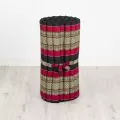 Kapok Rollmatte, 75 cm breit (Schwarz/Rot)