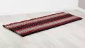 Kapok Rollmatte, 75 cm breit (Schwarz/Rot)