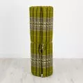 Kapok Rollmatte, 110 cm breit (Grün/Elefanten)