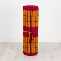 Kapok Rollmatte, 110 cm breit (Rot/Gelb)