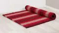 Kapok Rollmatte, 145 cm breit (Rubinrot)