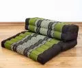 Kapok St�tzkissen faltbar (Braun/Gr�n)