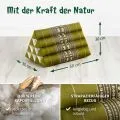 Kapok Dreieckskissen, Classic (Gr�n/Elefanten)