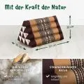 Kapok Dreieckskissen, Classic (Braun/Elefanten)