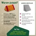 Kapok Dreieckskissen, Classic (Rot/Gelb)
