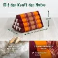 Kapok Dreieckskissen, Classic (Orange)