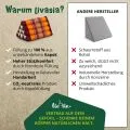 Kapok Dreieckskissen, Classic (Orange)