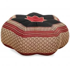 Kapok Zafukissen Stern gro (Rot/Schwarz)