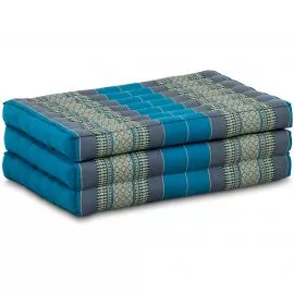 Kapok Kinderklappmatratze, 70 cm breit (Hellblau)