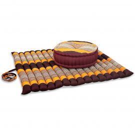 Kapok Meditationskissen Set XL (Orange)
