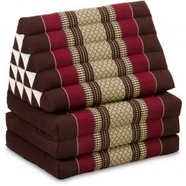 Kapok Thaikissen XXL hoch (Weinrot)