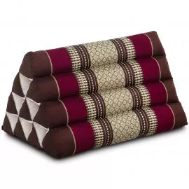 Kapok Dreieckskissen, Classic (Weinrot)