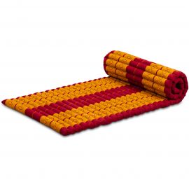 Kapok Rollmatte, 75 cm breit (Rot/Gelb)