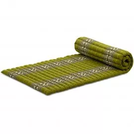Kapok Rollmatte, 75 cm breit (Grn/Elefanten)