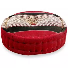 Kapok Zafukissen gro, Classic (Rot/Schwarz)