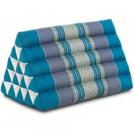 Kapok Dreieckskissen hoch, Classic (Hellblau)