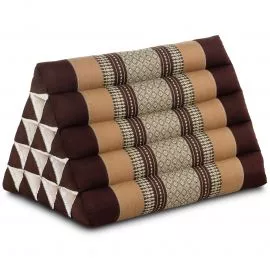 Kapok Dreieckskissen hoch, Classic (Braun)