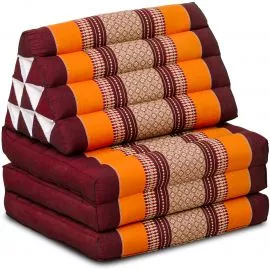 Kapok Thaikissen 3 Auflagen, Classic (Orange)