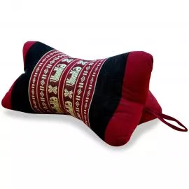 Kapok Knochenkissen (Rot/Elefanten)