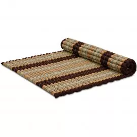 Kapok Rollmatte, 145 cm breit (Braun)