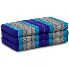 Kapok Kinderklappmatratze, 70 cm breit (Blau)