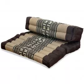 Kapok Sttzkissen faltbar (Braun/Elefanten)